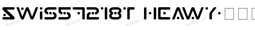 SWis57218T Heawy字体转换
